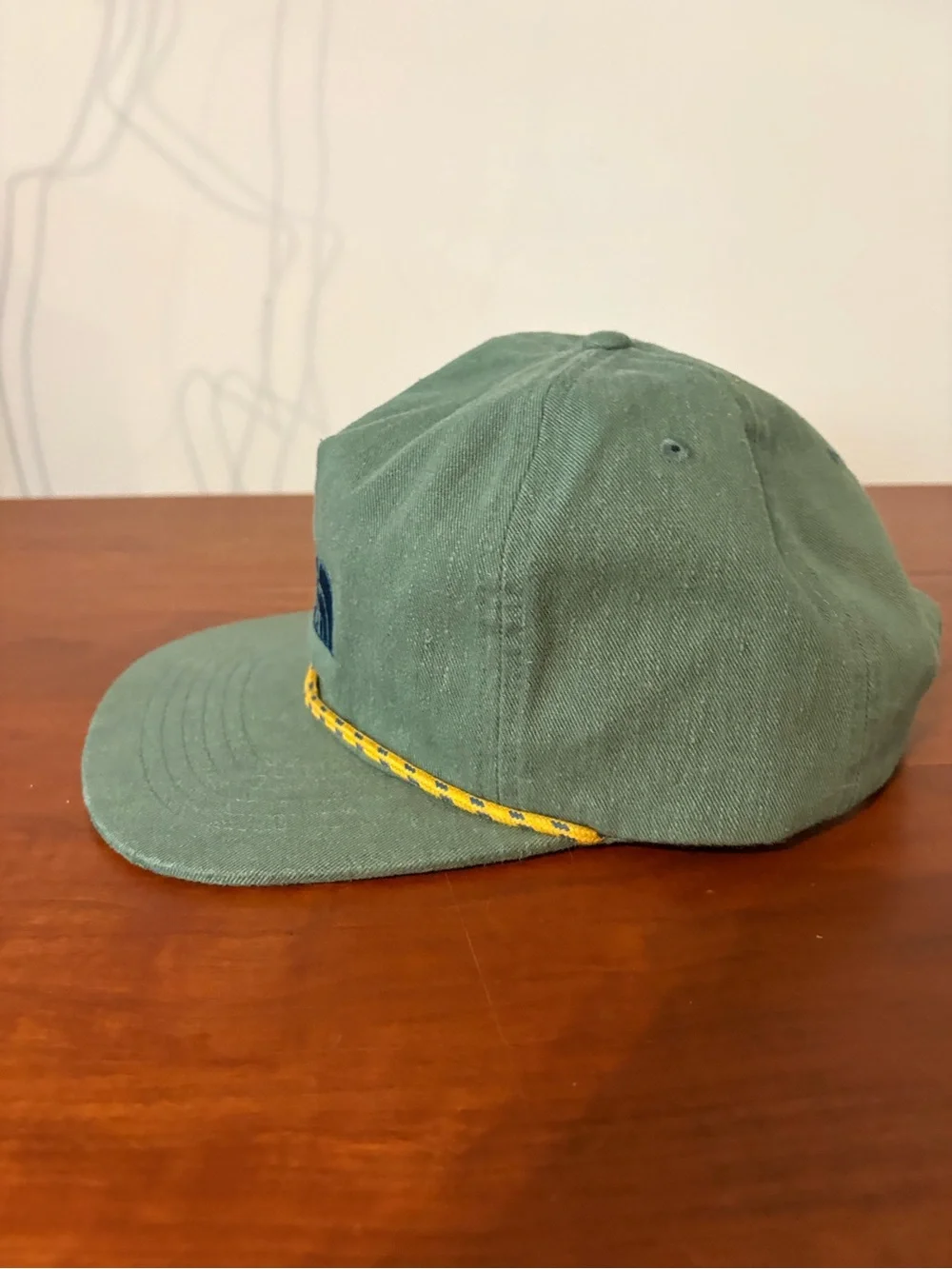 NWOT The North Face Green Rope Cord Strapback Hat